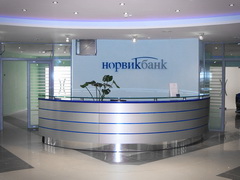 Стойка администратора для «Норвик-банка»