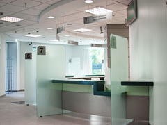 Операционный зал Сбербанка в Соймановском проезде.