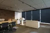 Складной президиум Демократ белый с трибуной, вид сбоку, ЛДСП, конференц-зал.