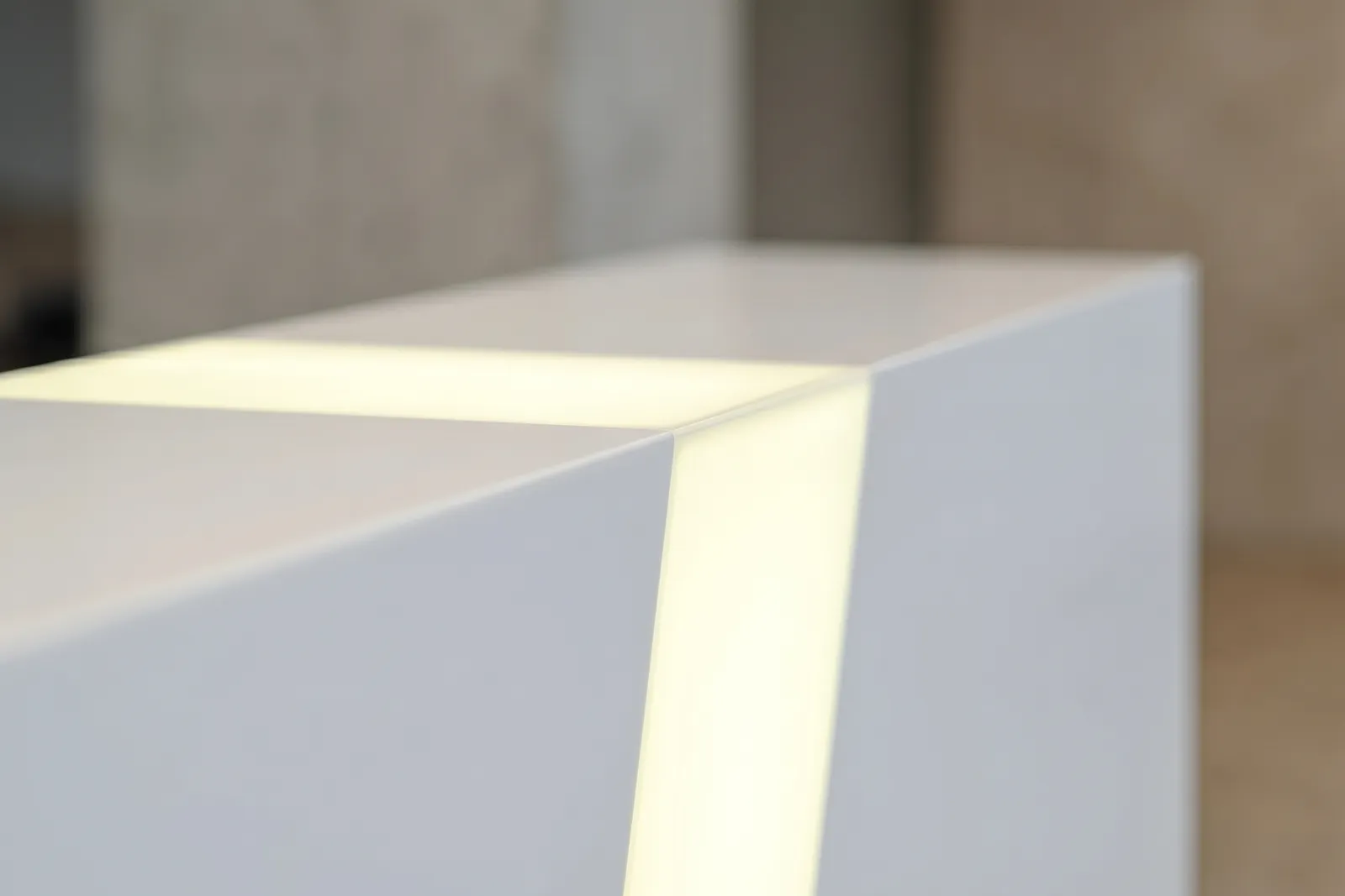 Инкрустированная LED-подсветка стойки РИ-215 в акриловом камне, 4.8 Вт/м.