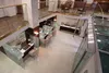 Вид сверху на стойку РП-100 в интерьере банка: планировка и расстановка рабочих мест.
